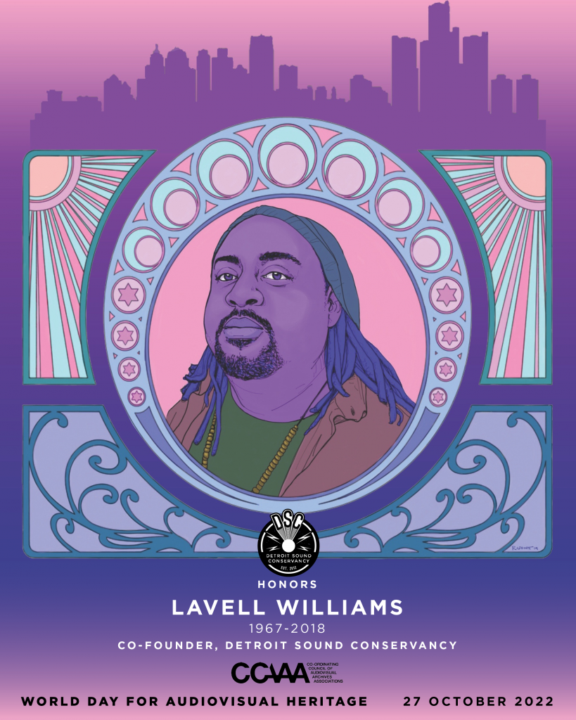 Honoring LaVell Williams for 2022 World Day for Audiovisual Heritage